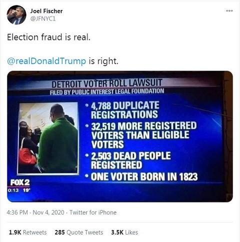 Detroit voter roll lawsuit - election fraud is real