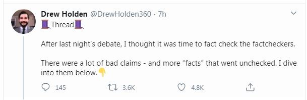 Drew Hold fact check