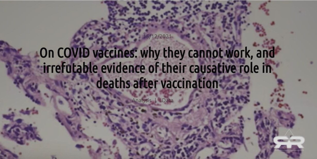 Covid Vaccines - Why they cannot work