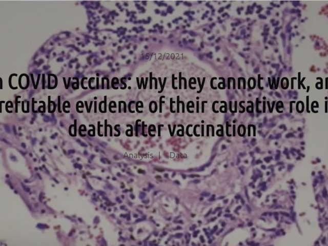 Covid – Vaccine Deaths – What The Government Doesn’t Want You To Know – Part 4